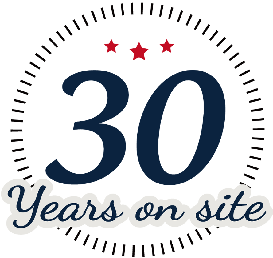 30 Years on site