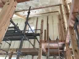 発泡ウレタン吹付施工